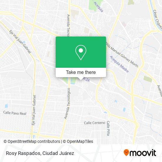 Mapa de Rosy Raspados