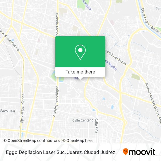 Eggo Depilacion Laser Suc. Juarez map