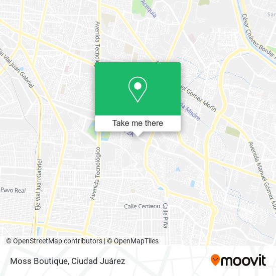 Moss Boutique map