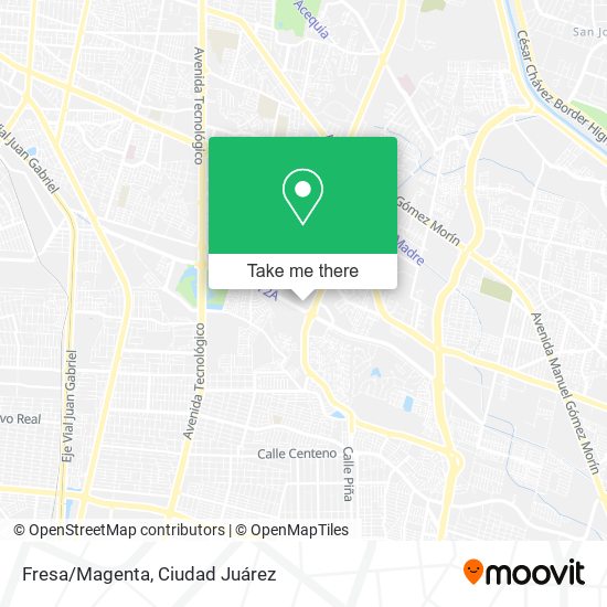 Fresa/Magenta map