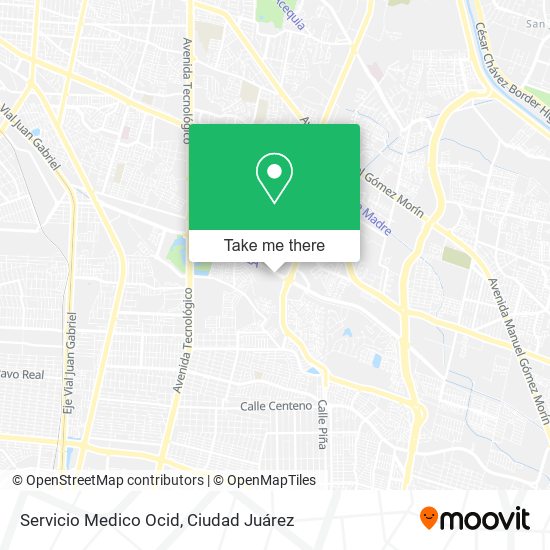 Servicio Medico Ocid map