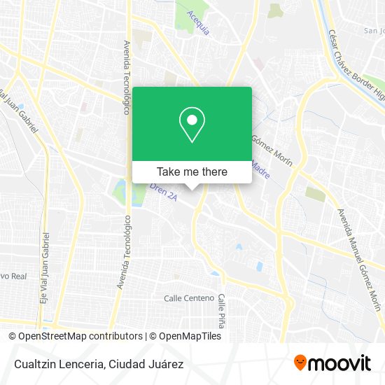 Cualtzin Lenceria map
