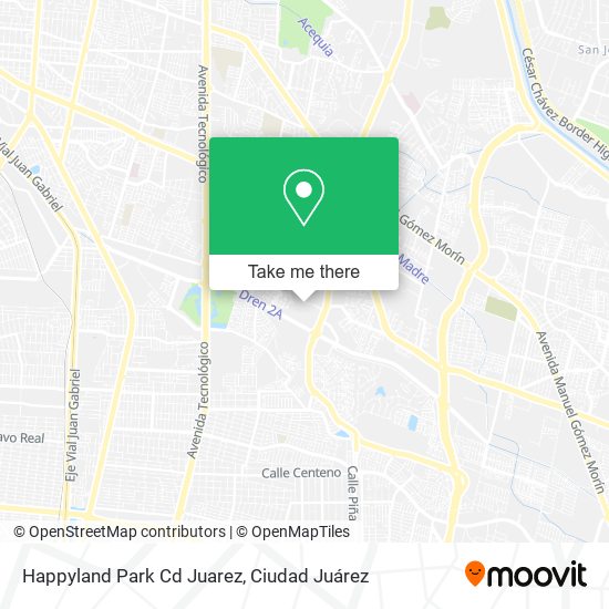 Happyland Park Cd Juarez map
