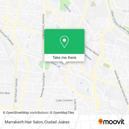 Marrakech Hair Salon map