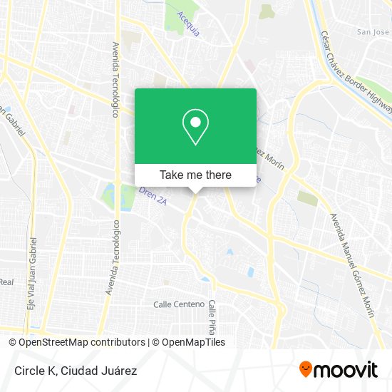 Mapa de Circle K