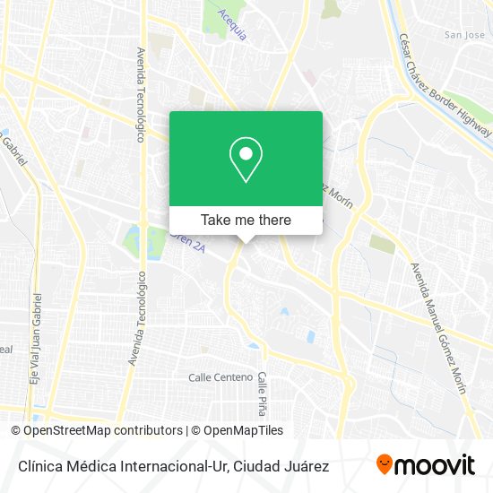 Clínica Médica Internacional-Ur map