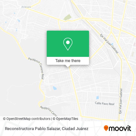 Reconstructora Pablo Salazar map