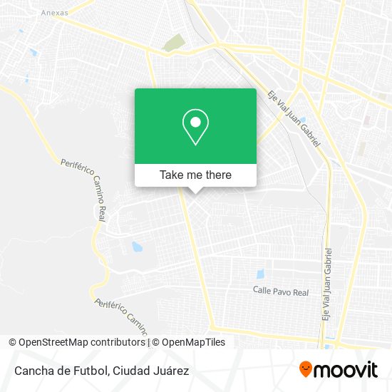 Cancha de Futbol map