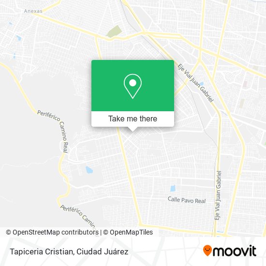 Tapiceria Cristian map