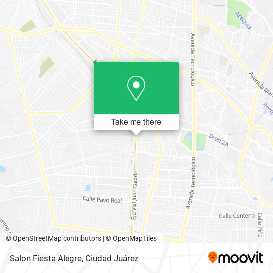 Mapa de Salon Fiesta Alegre