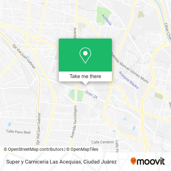 Super y Carniceria Las Acequias map