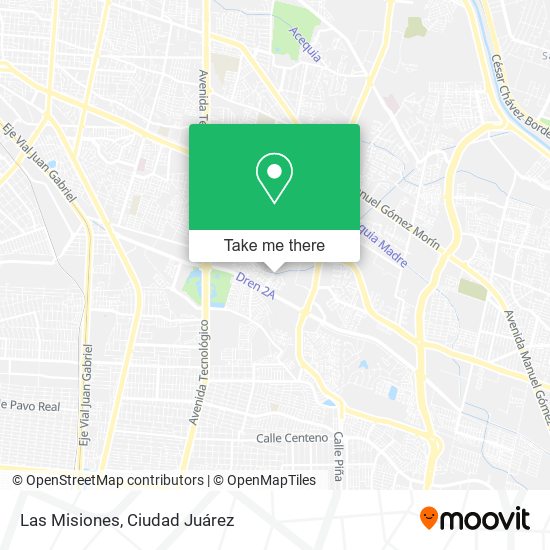 Las Misiones map