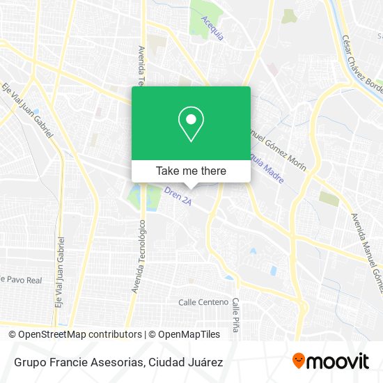 Grupo Francie Asesorias map