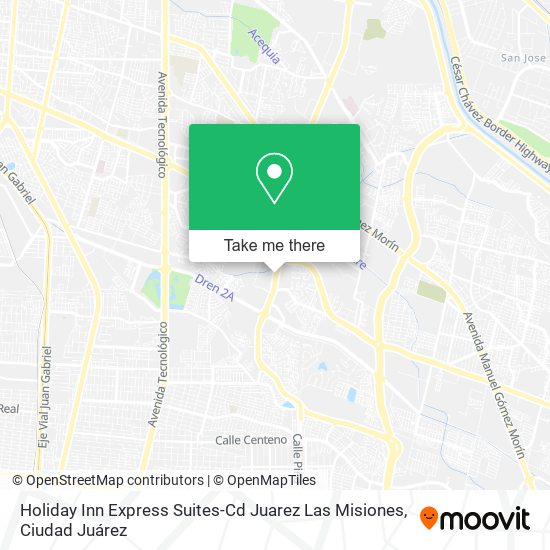 Holiday Inn Express Suites-Cd Juarez Las Misiones map
