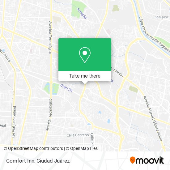Comfort Inn map