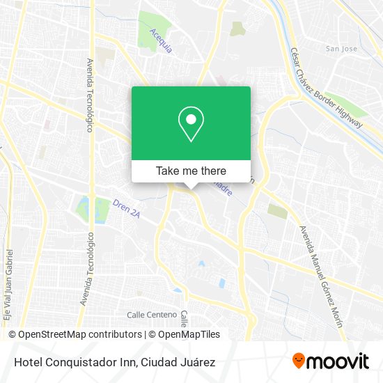 Hotel Conquistador Inn map