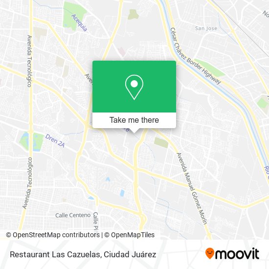 Restaurant Las Cazuelas map