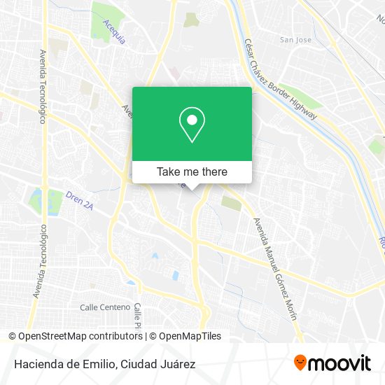 Hacienda de Emilio map
