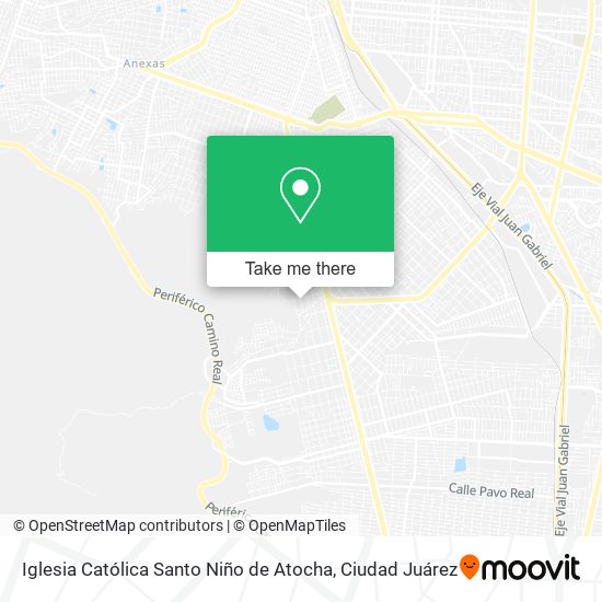 Iglesia Católica Santo Niño de Atocha map
