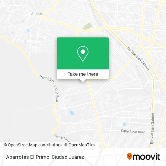 Mapa de Abarrotes El Primo