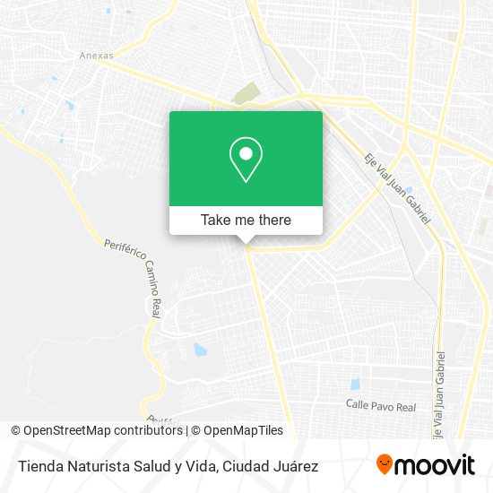 Tienda Naturista Salud y Vida map