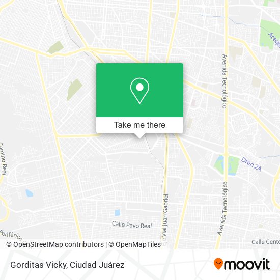 Mapa de Gorditas Vicky