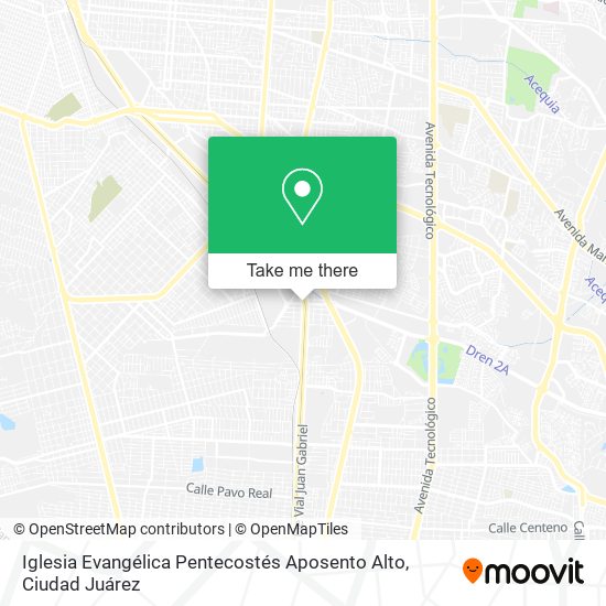 Iglesia Evangélica Pentecostés Aposento Alto map