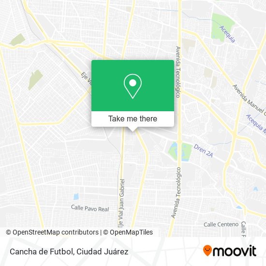 Cancha de Futbol map