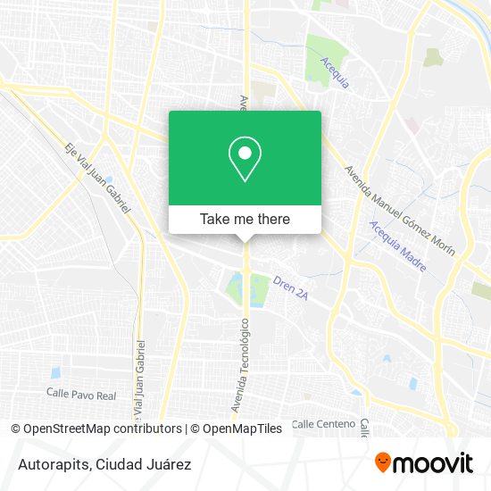 Mapa de Autorapits