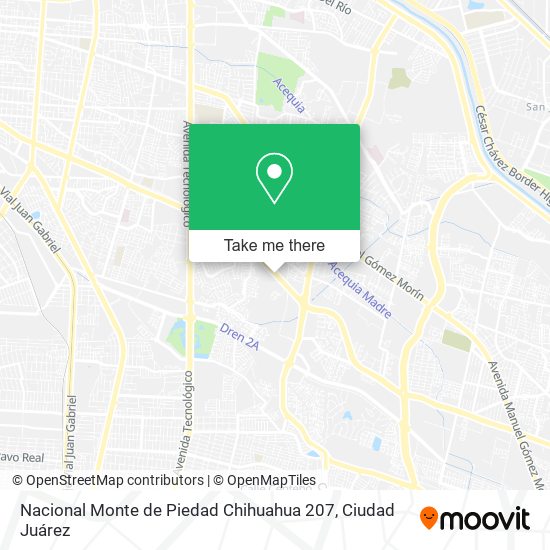 Nacional Monte de Piedad Chihuahua 207 map