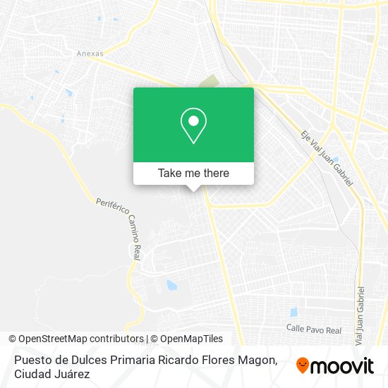 Puesto de Dulces Primaria Ricardo Flores Magon map