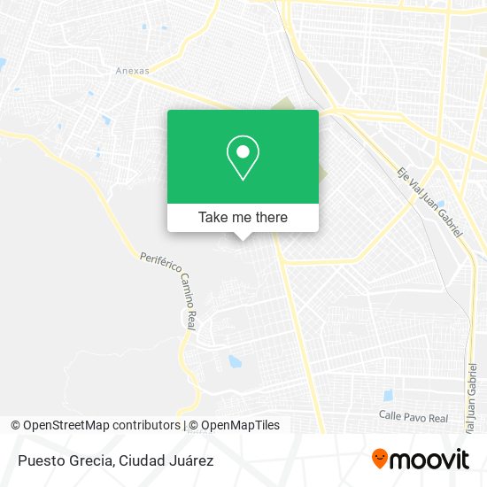 Mapa de Puesto Grecia