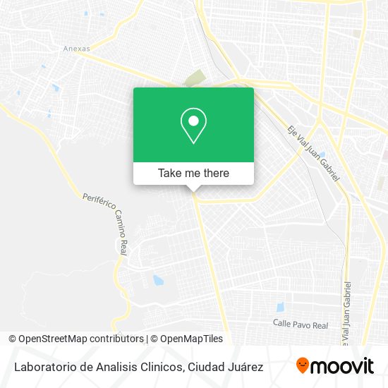 Laboratorio de Analisis Clinicos map