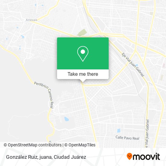 González Ruiz, juana map