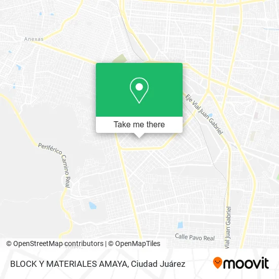 BLOCK Y MATERIALES AMAYA map
