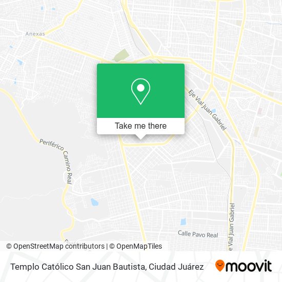 Templo Católico San Juan Bautista map