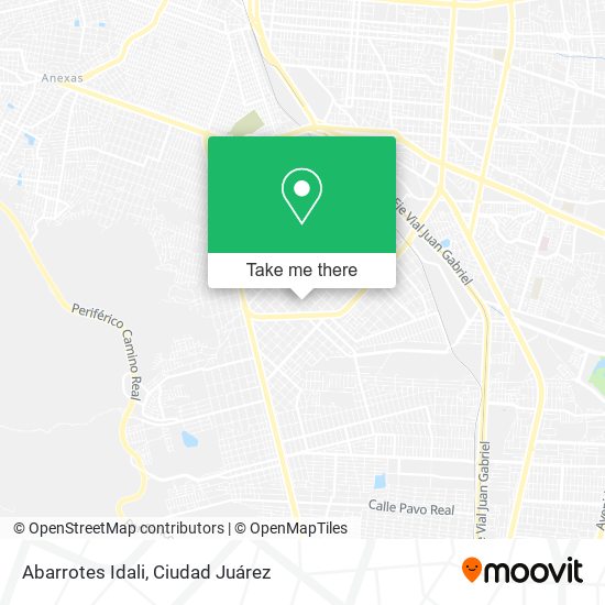 Abarrotes Idali map
