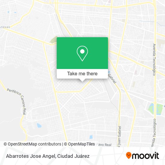 Mapa de Abarrotes Jose Angel