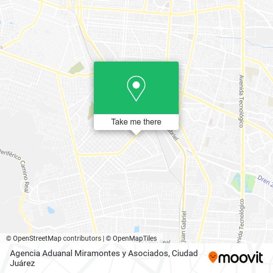 Agencia Aduanal Miramontes y Asociados map