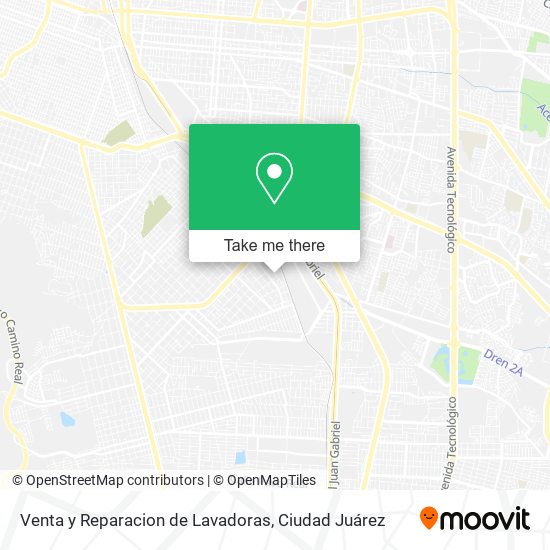 Venta y Reparacion de Lavadoras map
