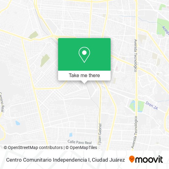 Mapa de Centro Comunitario Independencia I