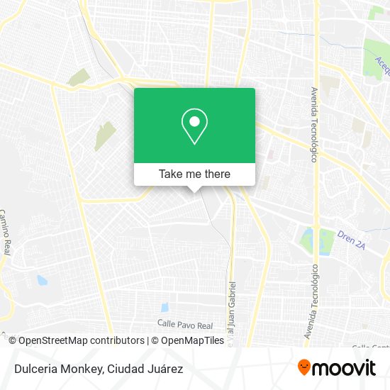 Dulceria Monkey map