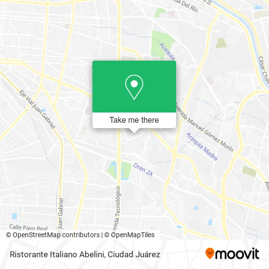 Mapa de Ristorante Italiano Abelini