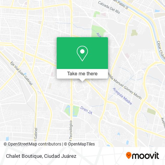 Chalet Boutique map