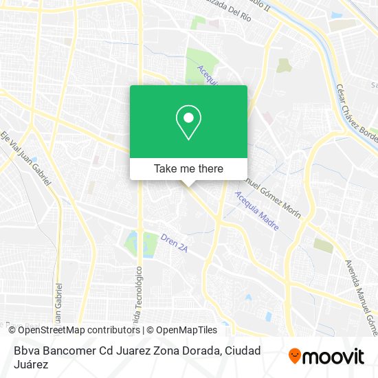 Bbva Bancomer Cd Juarez Zona Dorada map