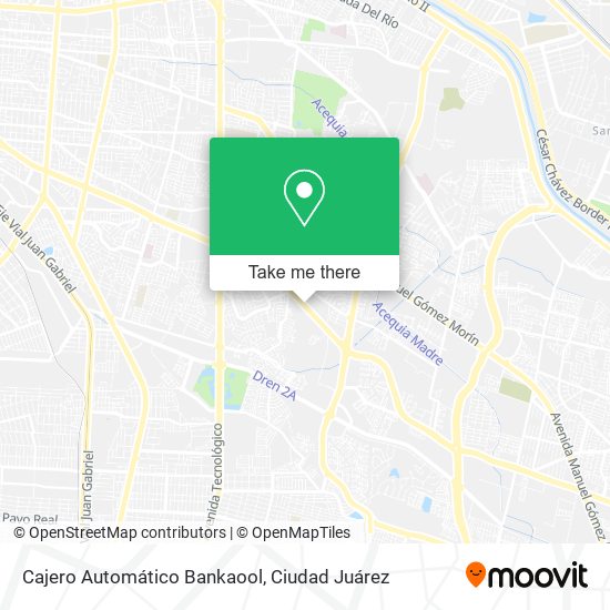 Cajero Automático Bankaool map