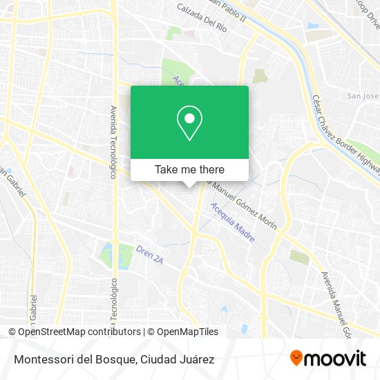 Mapa de Montessori del Bosque