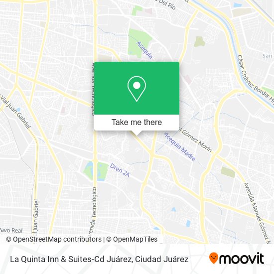 La Quinta Inn & Suites-Cd Juárez map