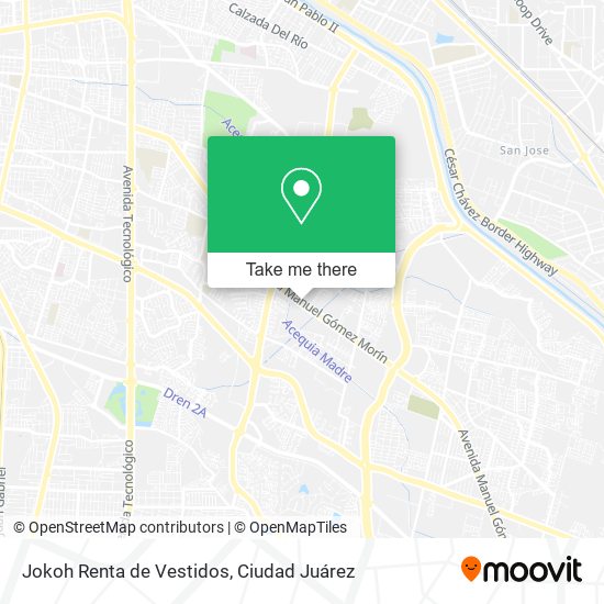 Jokoh Renta de Vestidos map