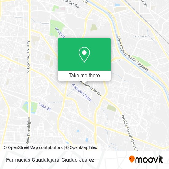 Farmacias Guadalajara map